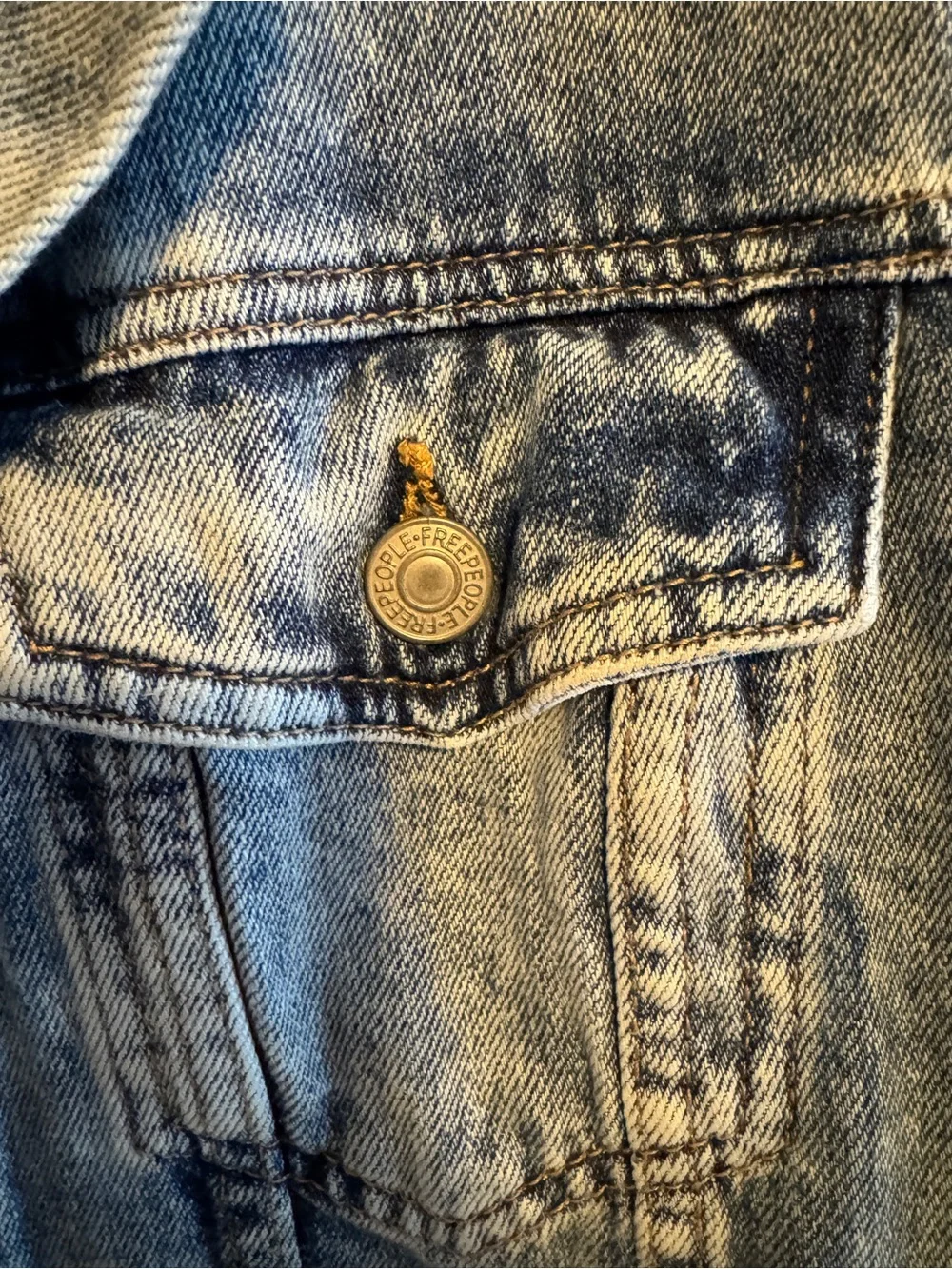 Free people denim jacket - Picture 3 of 4
